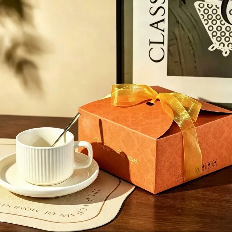 كوب قهوة سيراميك مع صحن tableware view 2