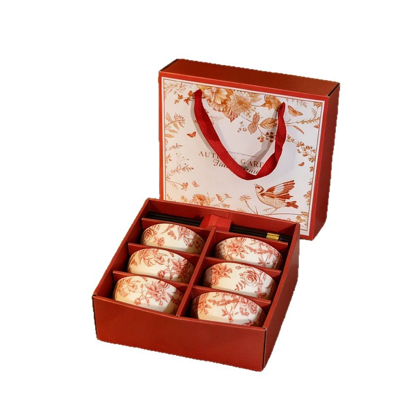Red Rose Ceramic Dinnerware Set tableware view 5