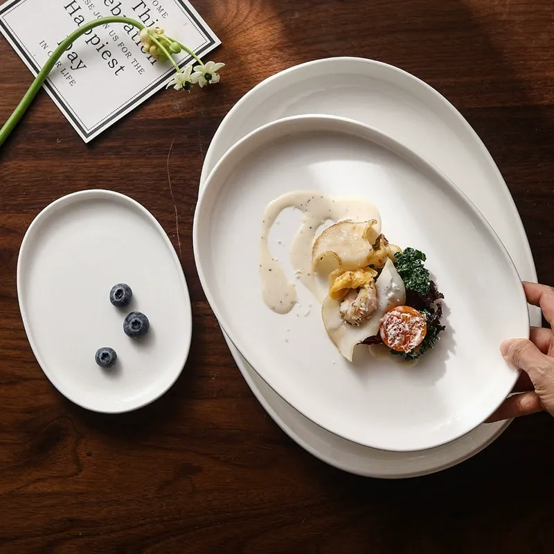 Porcelain Oval Plate