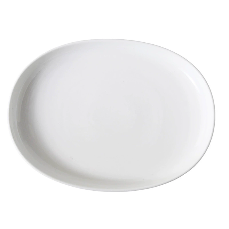 도자기 타원 접시 tableware view 5