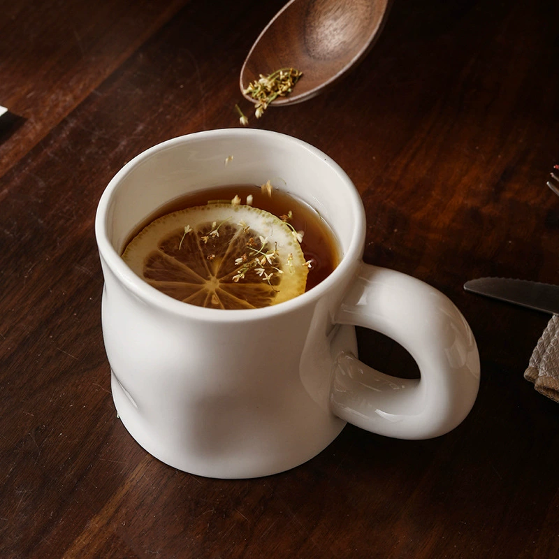 Porcelain Mug with Irregular Shape tableware view 4