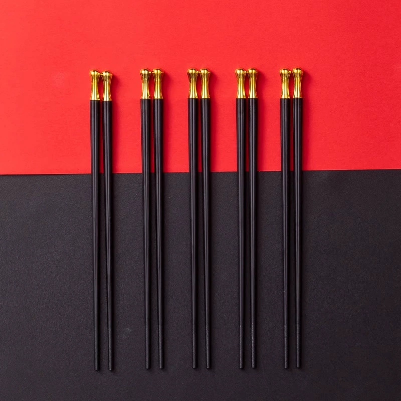 Palillos de aleación de alta gama tableware view 5
