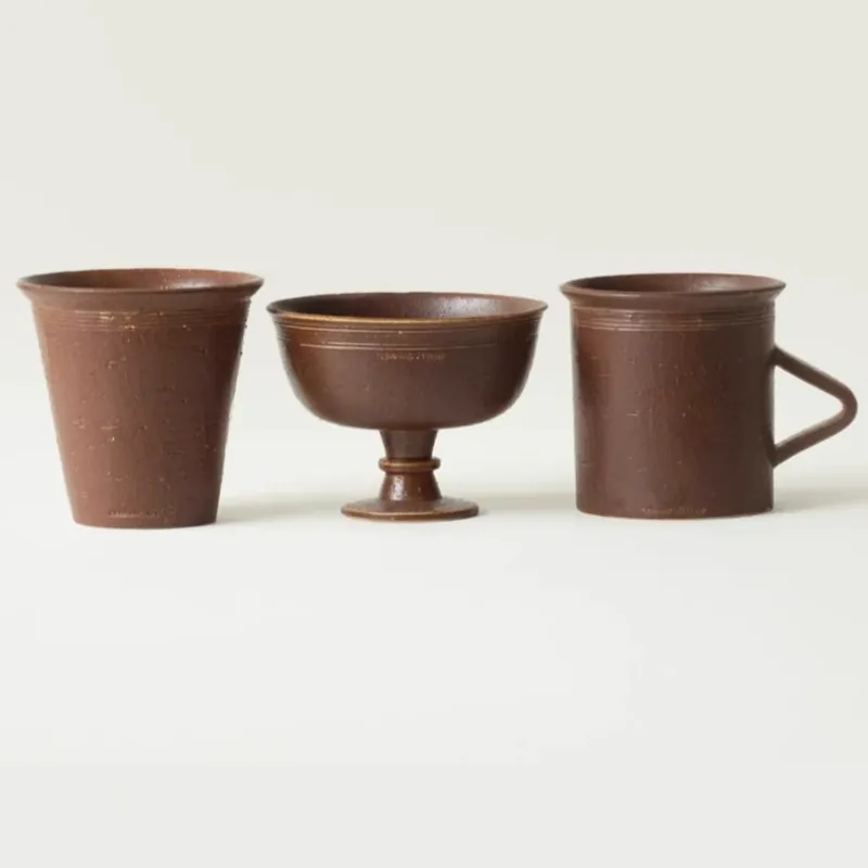 Porcelain Yogurt Cup with Pedestal tableware view 4
