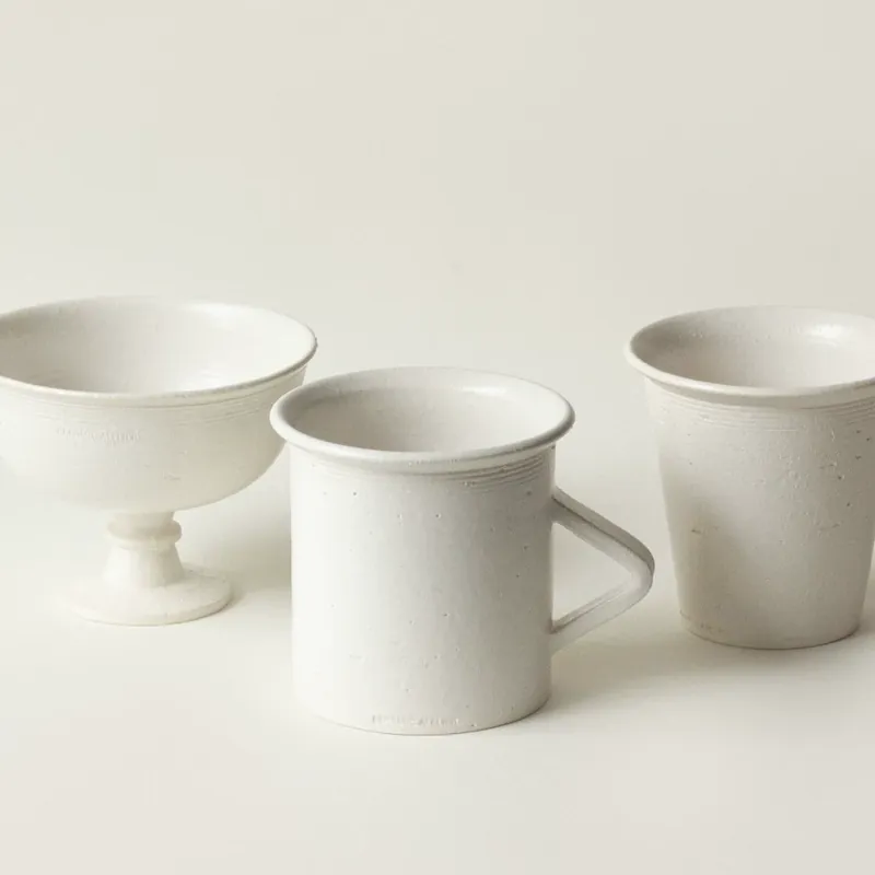 Porcelain Yogurt Cup with Pedestal tableware view 6