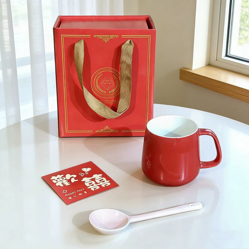 法人ギフト用赤いギフトセット tableware view 6