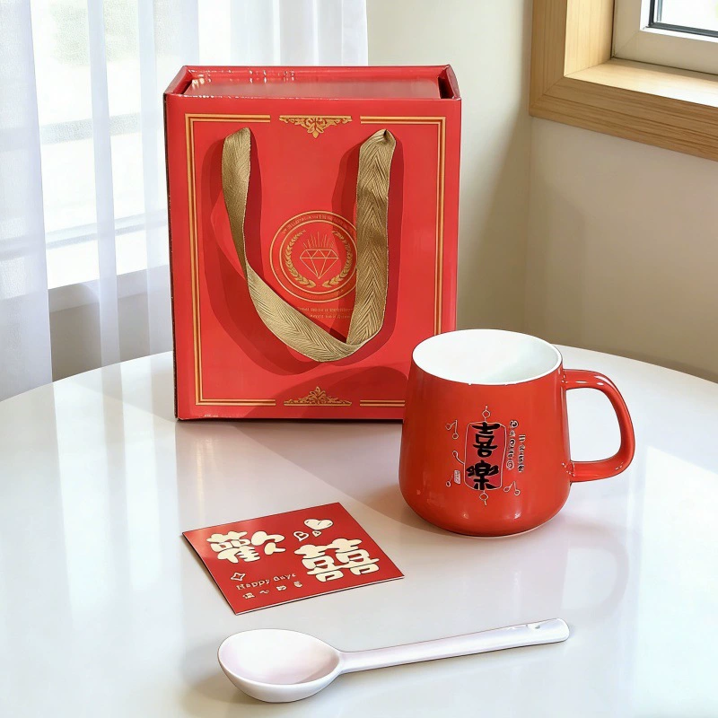 法人ギフト用赤いギフトセット tableware view 7