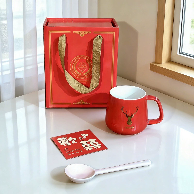 法人ギフト用赤いギフトセット tableware view 8