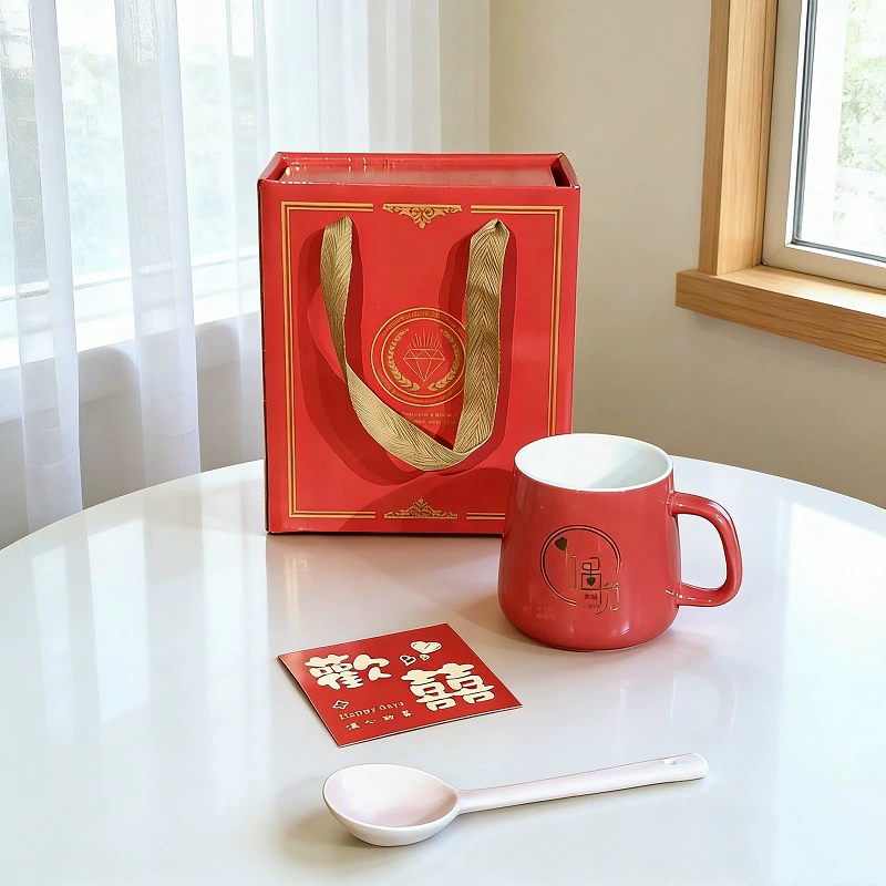 法人ギフト用赤いギフトセット tableware view 9