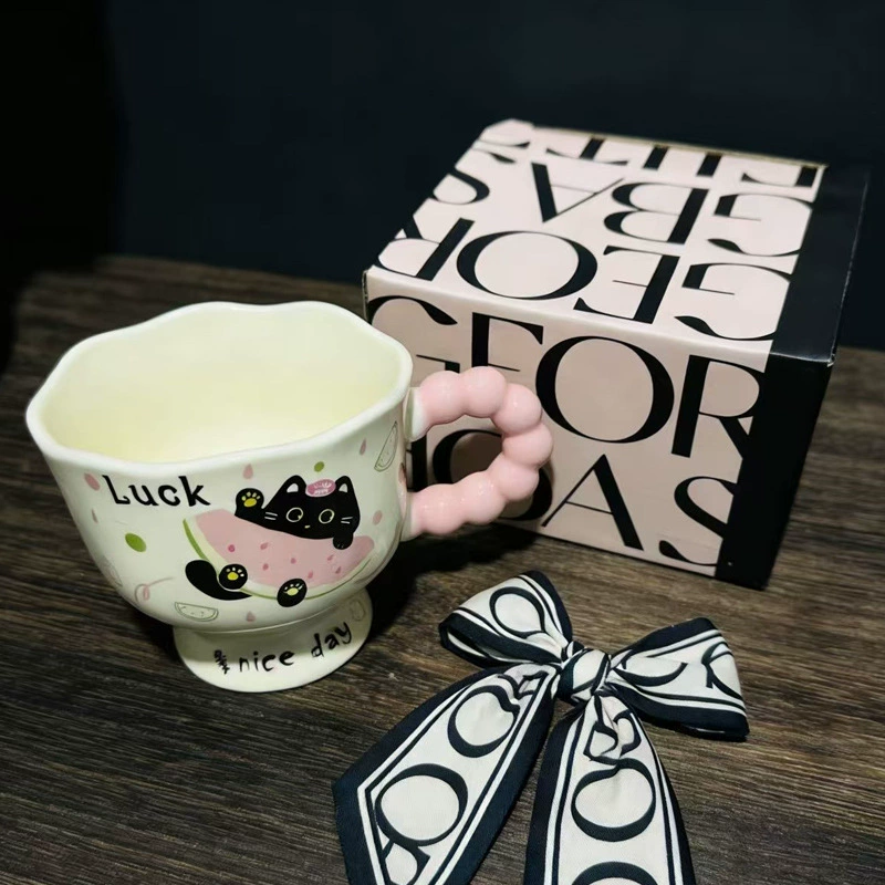 Ceramic Bear Handle Mug tableware view 7