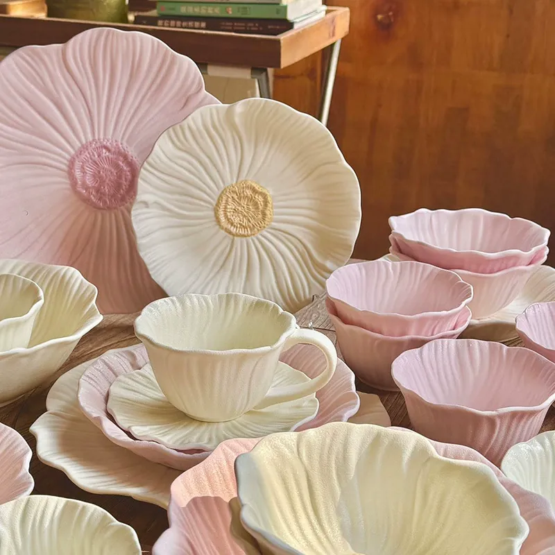 Flower Ceramic Dinnerware Set