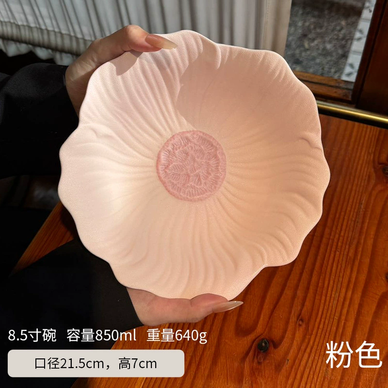 Flower Ceramic Dinnerware Set tableware view 10
