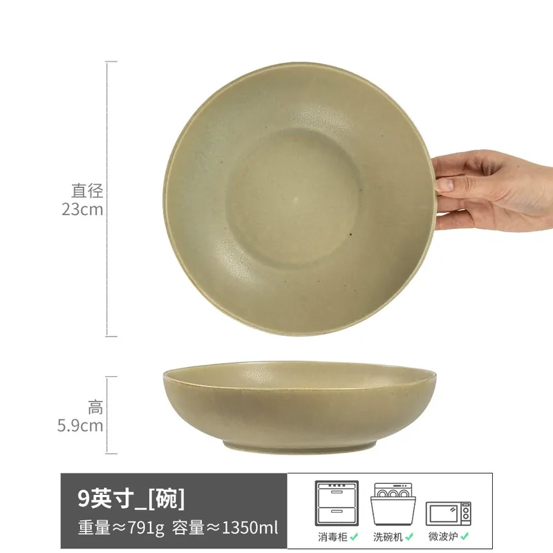 Japanese Style Ceramic Bowl tableware view 7