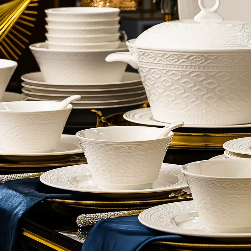 유럽풍 세라믹 식기 세트 tableware view 3