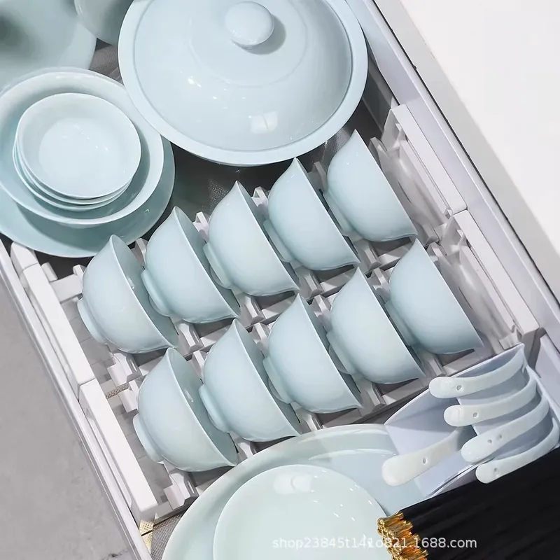 Celadon Ceramic Rice Bowl tableware view 2