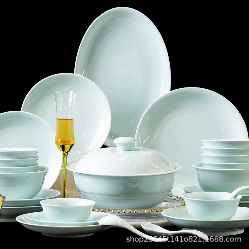 Celadon Ceramic Rice Bowl tableware view 5