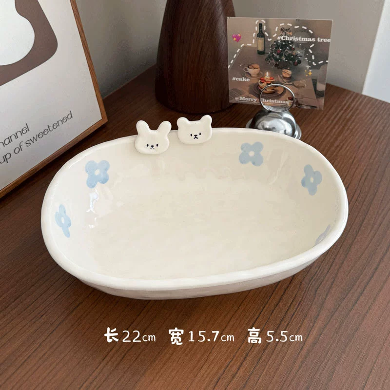 Service de table en céramique animaux mignons tableware view 10
