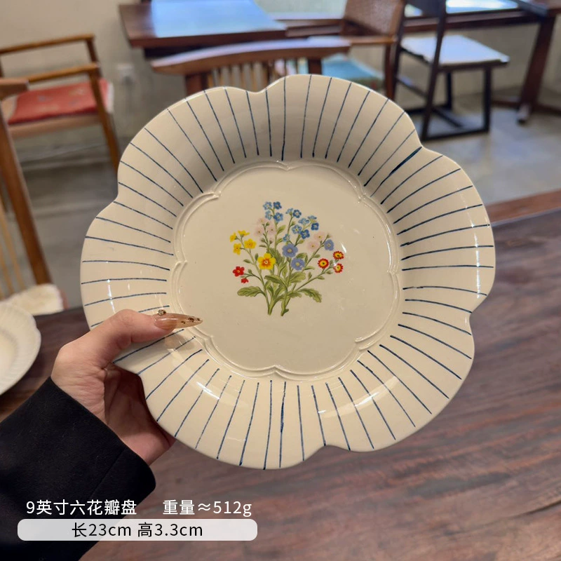 طقم طبق عشاء ووعاء بورسلين عتيق tableware view 7