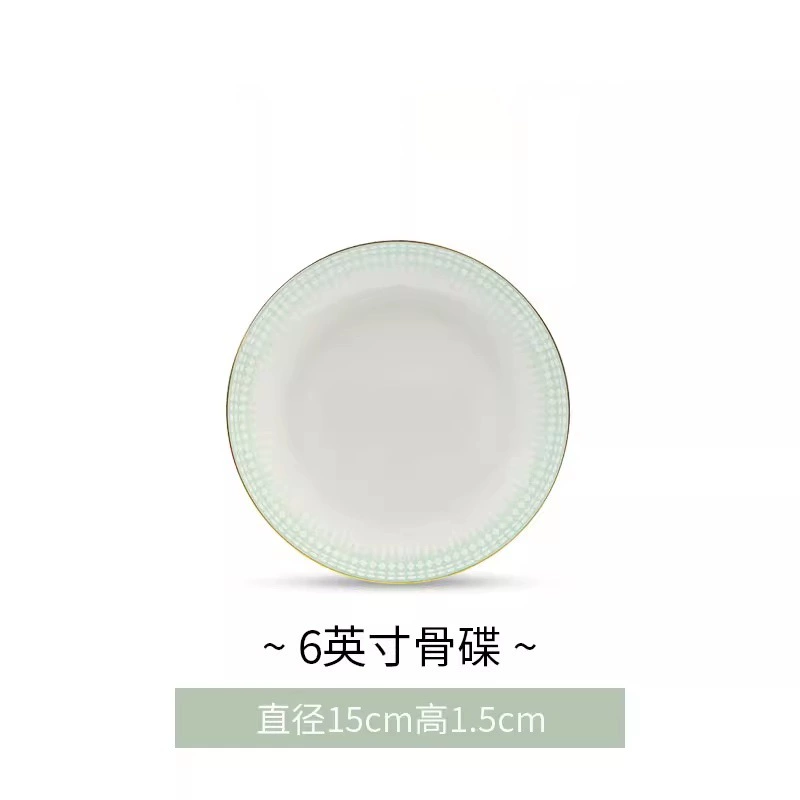 Tazón de arroz de porcelana de hueso tableware view 9