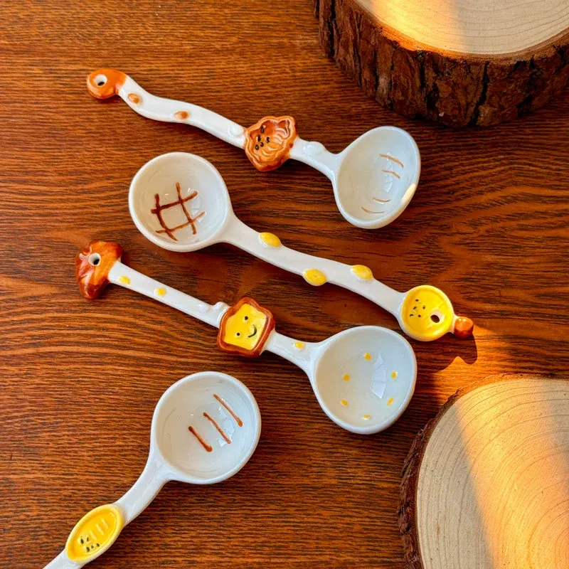 Ceramic Spoon Set tableware view 2