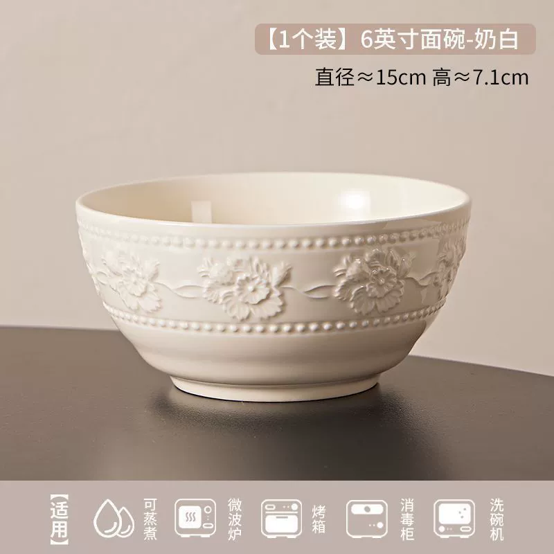 Набор керамической посуды с рельефом земляники во французском стиле tableware view 12