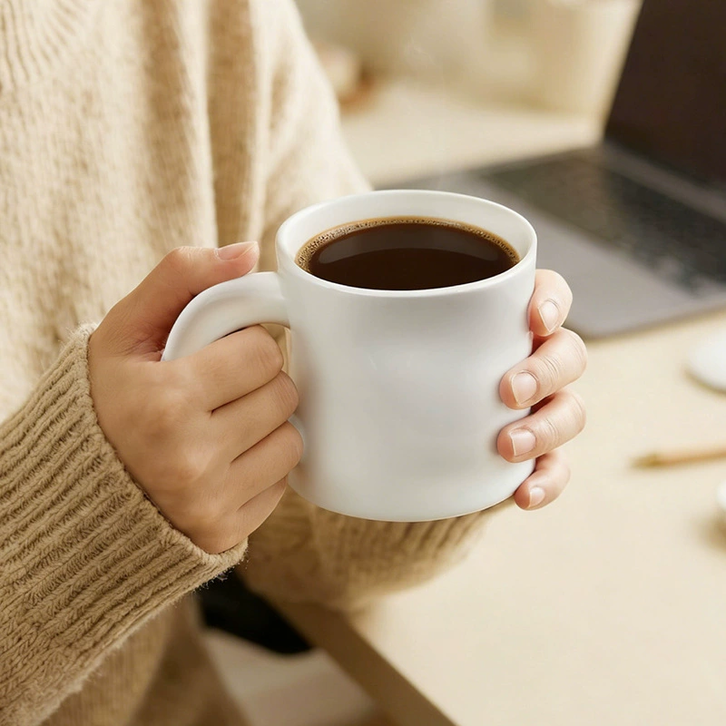 Porcelain Mug with Handle