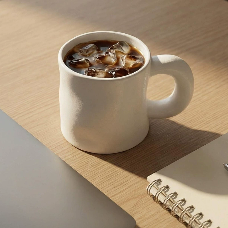 도자기 머그컵 손잡이 포함 tableware view 2