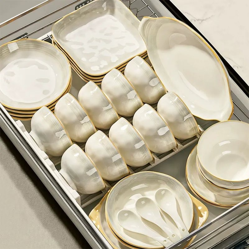 Light Luxury Ceramic Tableware Set