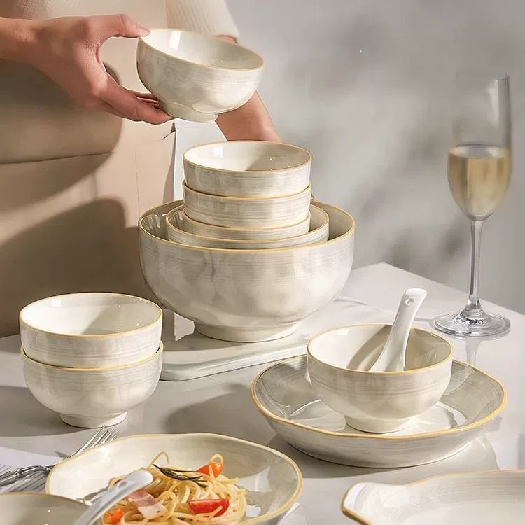 Light Luxury Ceramic Tableware Set tableware view 2