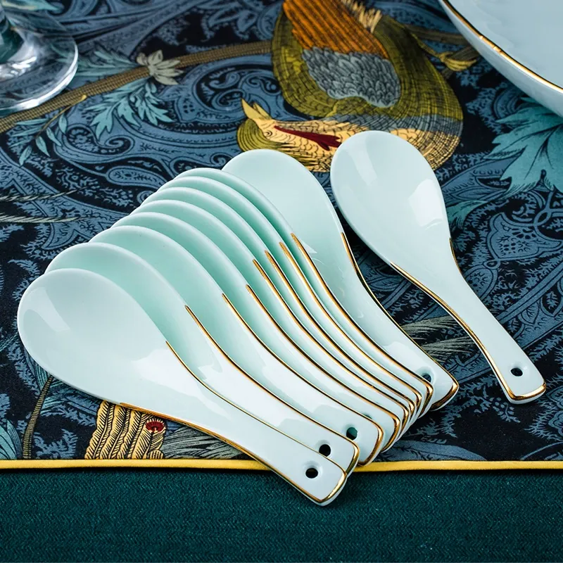 Ceramic Spoon and Chopstick Set tableware view 2