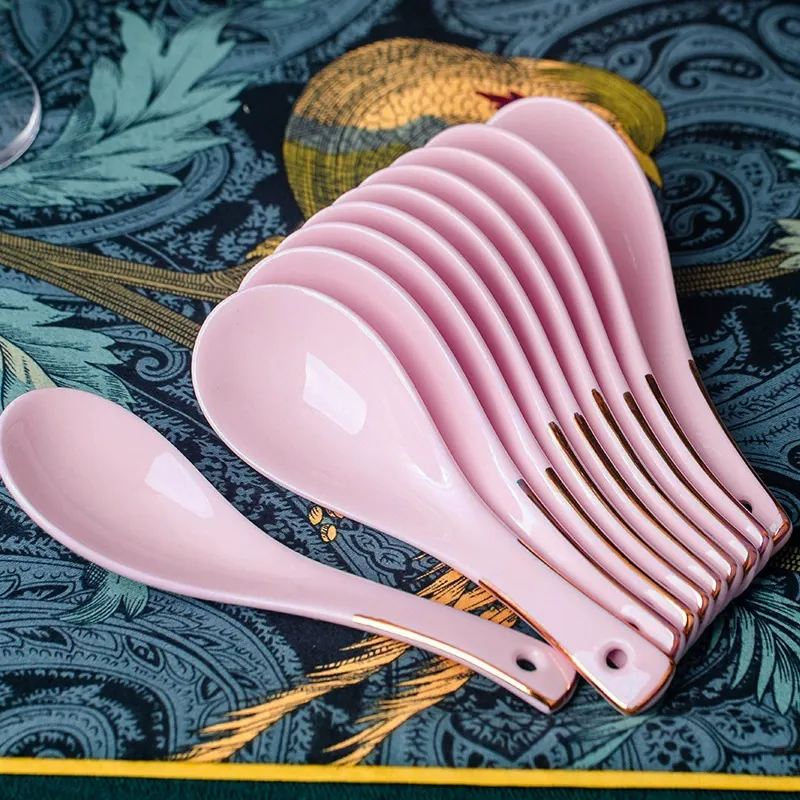 Ceramic Spoon and Chopstick Set tableware view 3