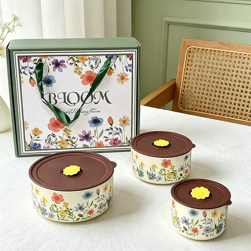 طقم أوعية تخزين سيراميك من 3 قطع tableware view 3