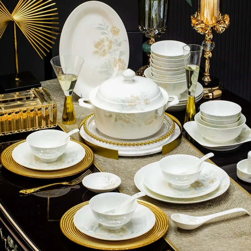 Jingdezhen Bone China Tableware Set