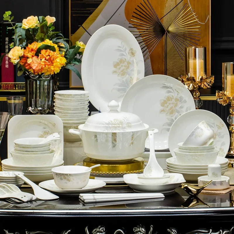 Jingdezhen Bone China Tableware Set