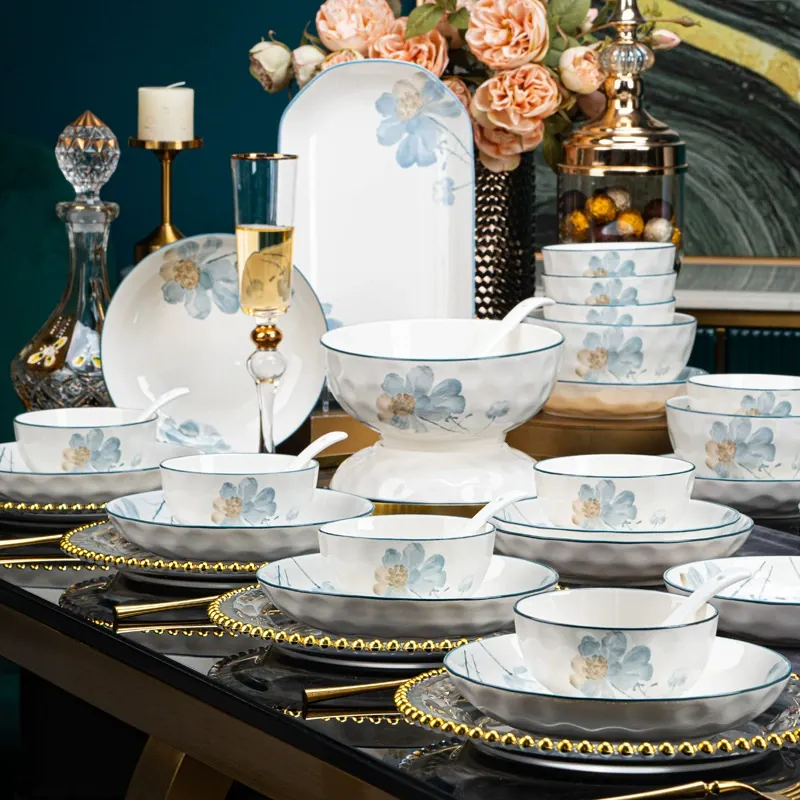 Japanese Underglaze Ceramic Tableware Set tableware view 3