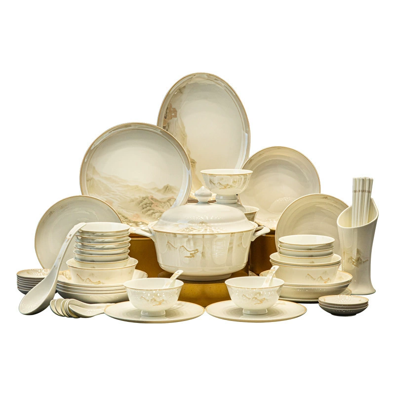 Large Bone China Tableware Set tableware view 5