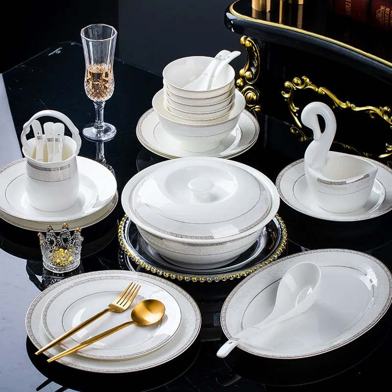 Nordic Style Bone China Tableware Set