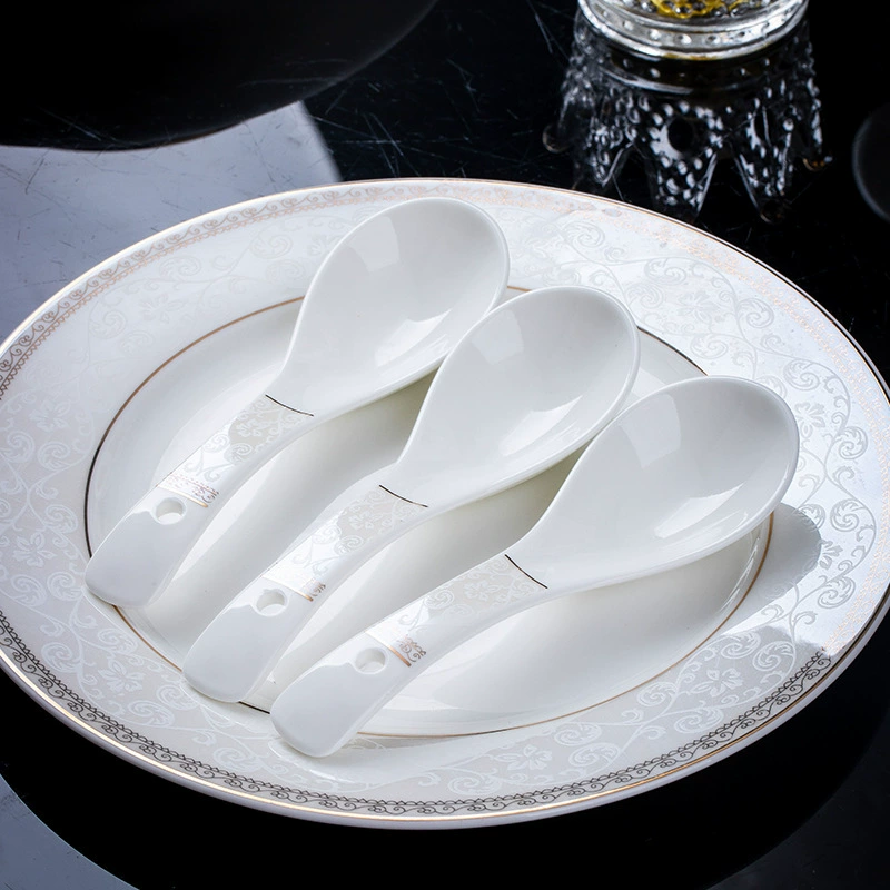 Set de vaisselle en porcelaine osseuse de style nordique tableware view 4