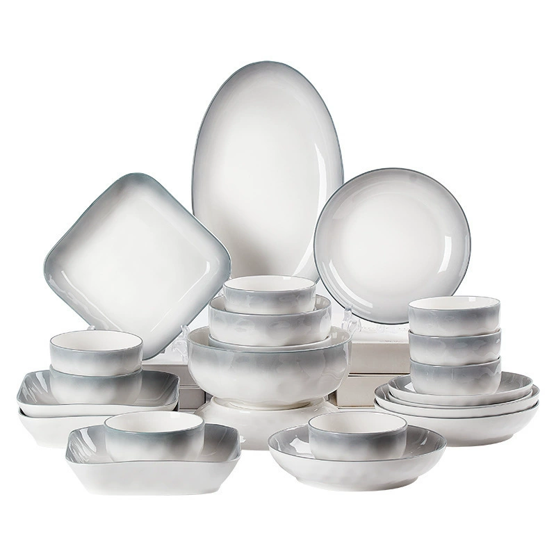 Stone Texture Ceramic Tableware Set tableware view 5