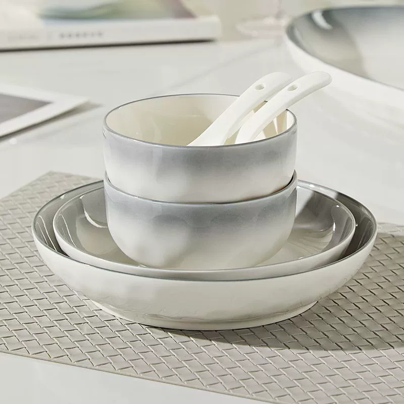 Gradient Ceramic Tableware Set