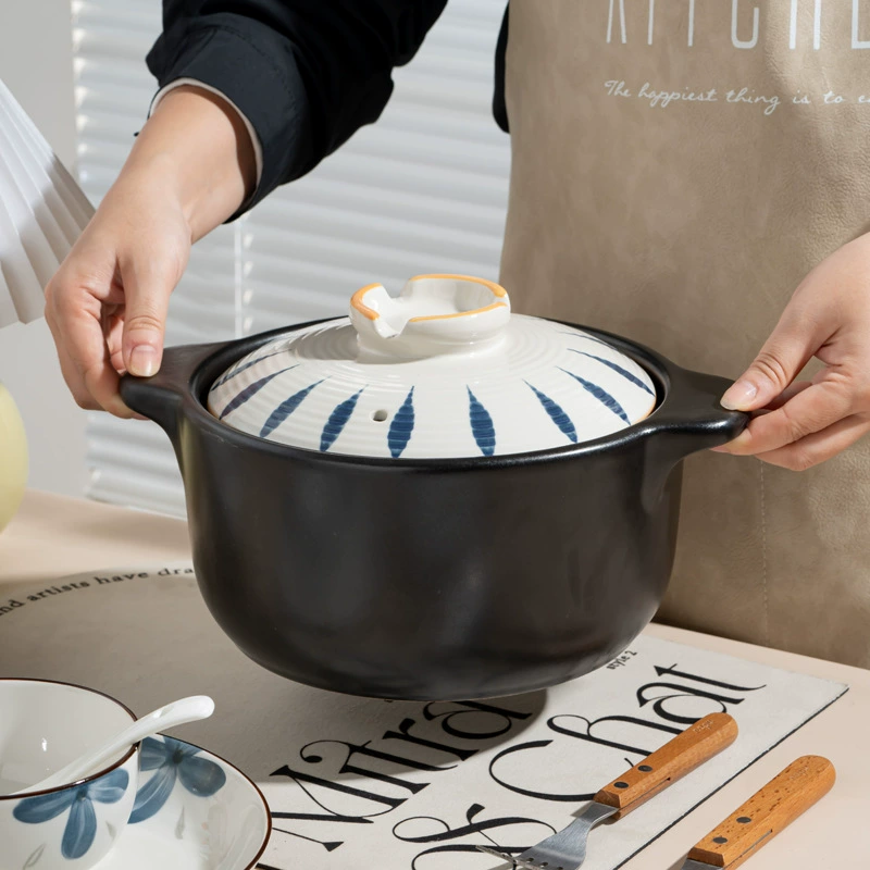 Набор керамической посуды с японской орхидеей tableware view 4