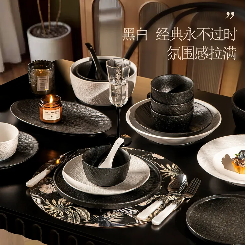 Glazed Dinnerware Set tableware view 2