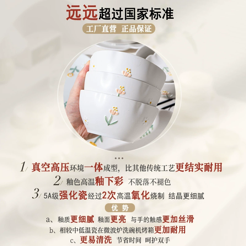 Porcelain Dinnerware Set tableware view 3