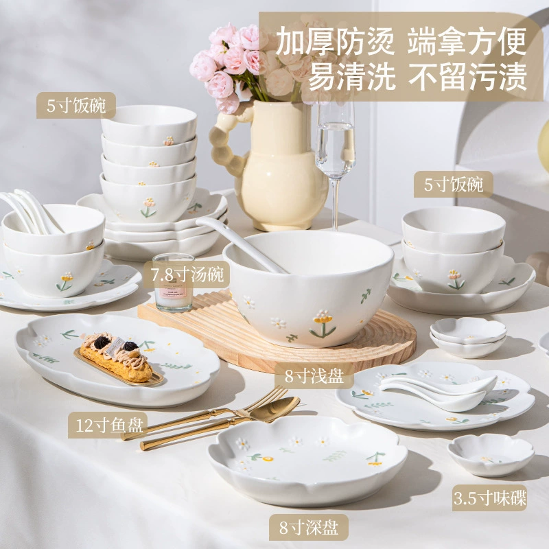 Porcelain Dinnerware Set tableware view 4