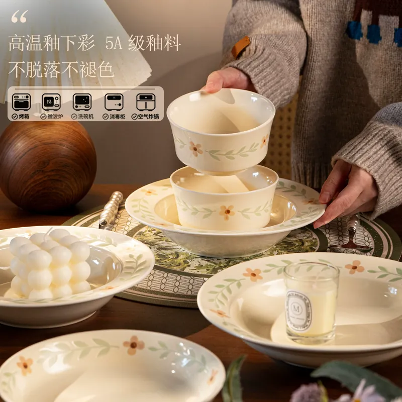 Porcelain Dinnerware Set tableware view 2