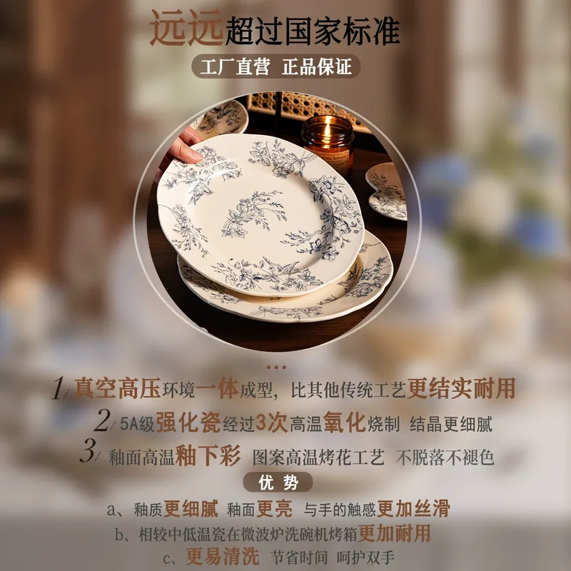 Porcelain Dinnerware Set tableware view 4