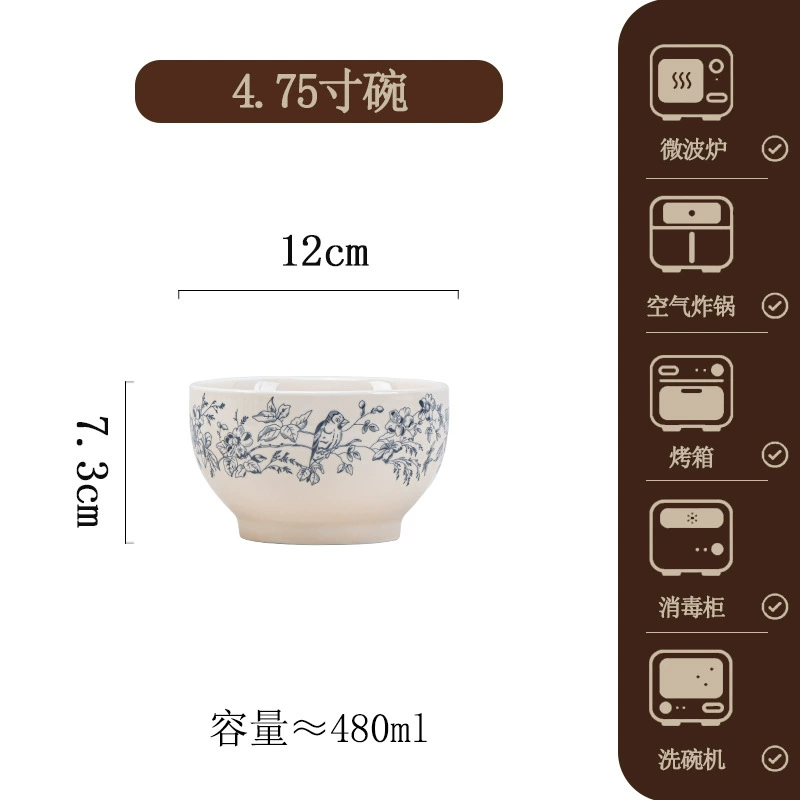Porcelain Dinnerware Set tableware view 6