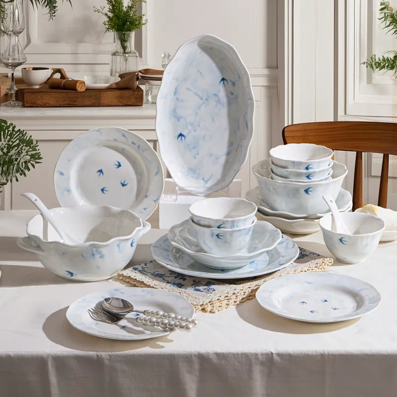 Porcelain Dinnerware Set tableware view 2