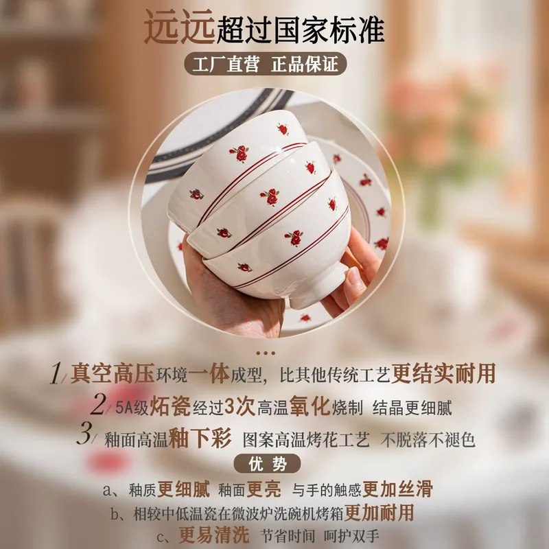 Porcelain Dinnerware Set tableware view 4