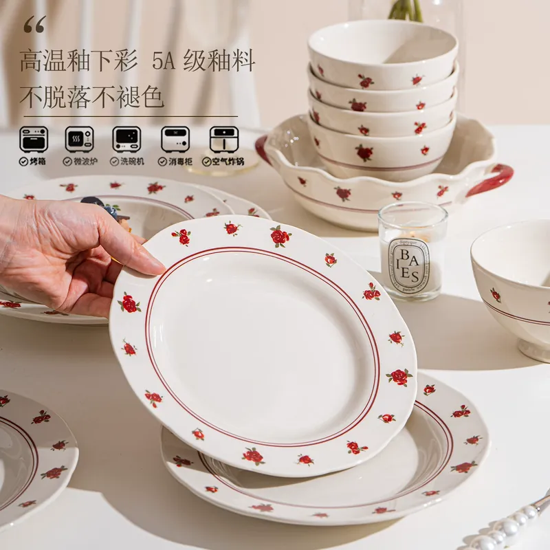Porcelain Dinnerware Set tableware view 2