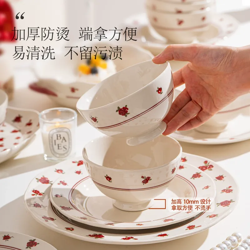 Porcelain Dinnerware Set tableware view 3